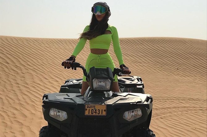 Desert Safari Dubai (PREMIUM VIP) - Quad bikes are fun, but the setup is not wild riding