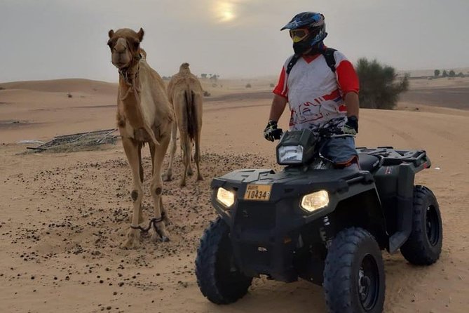 Desert Safari Dubai (PREMIUM VIP) - Sandboarding gives you a quieter desert moment