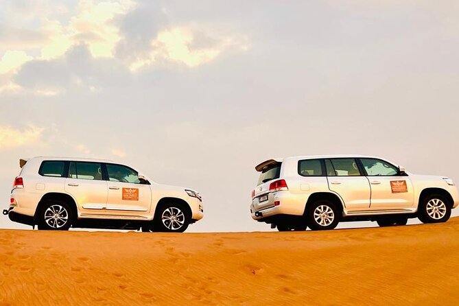Desert Safari Dubai with BBQ Dinner & Camel Ride - Sunset photos before the camp