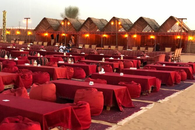 Desert Safari Dubai with BBQ Dinner & Camel Ride - Entering the Bedouin-style camp