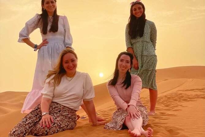 Desert Safari With BBQ Dinner, Quad Bike & Camel Ride from Dubai - Sandboarding, falcons, and traditional touches