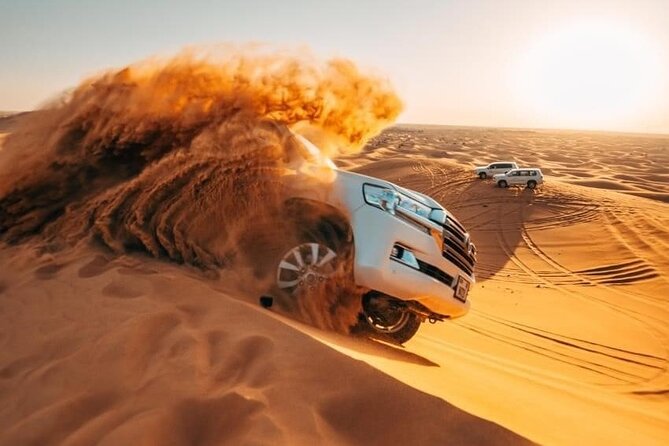 Desert Thrills: Evening Safari with Quad Bike & Camp Activities - Getting to Lahbab in a 4WD SUV