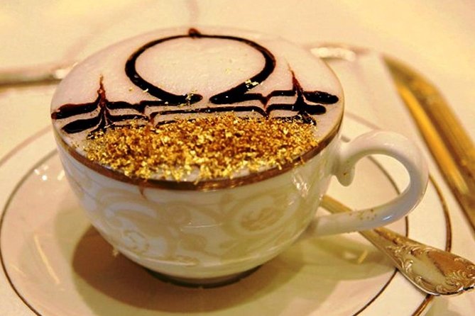 Dining Experience at iconic Emirates Palace Abu Dhabi - The gold cappuccino is the star attraction