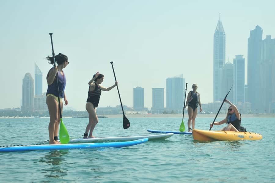 Dubai: 1-hour Kayaking or Stand Up Paddle at Dukes The Palm - What the hour at Dukes The Palm is really like