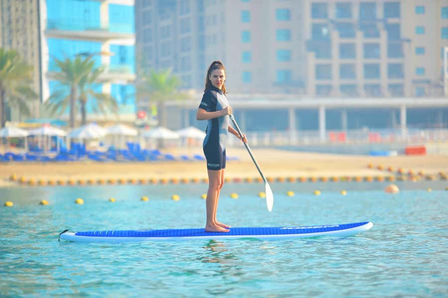 Dubai: 1-hour Kayaking or Stand Up Paddle at Dukes The Palm - A workout that fits into a busy Dubai day