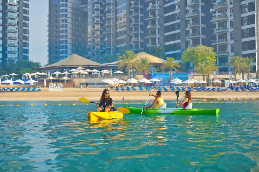 Dubai: 1-hour Kayaking or Stand Up Paddle at Dukes The Palm - My call: book it for freedom, not instruction
