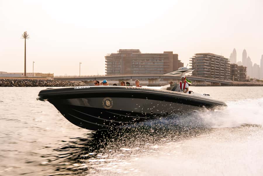 Dubai: 100-Min Speed Boat Tour, Atlantis & Burj Al Arab View - Burj Al Arab photo stop