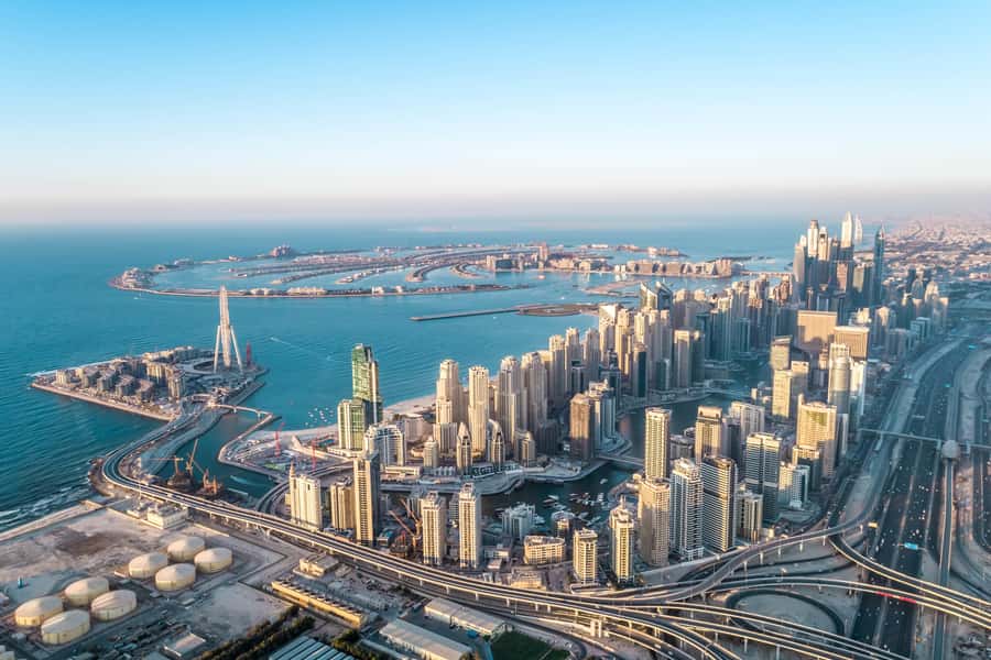 Dubai: 22-Minute Helicopter Flight - Ain Dubai, Emirates Golf, and the newer city