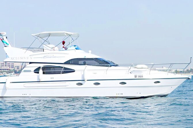 Dubai 3 Hour Private Luxury Yacht Charter with Jet Ski Option - Bluewaters Island, Ain Dubai, and JBR