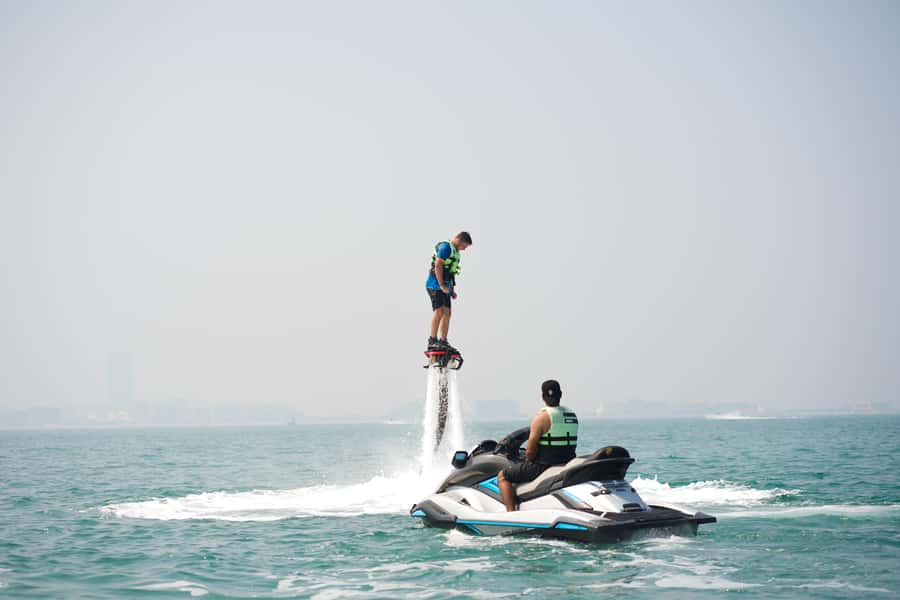 Dubai: 30-minute Flyboard with Instructor and Free Ice Cream - Umm Suqeim views from the water
