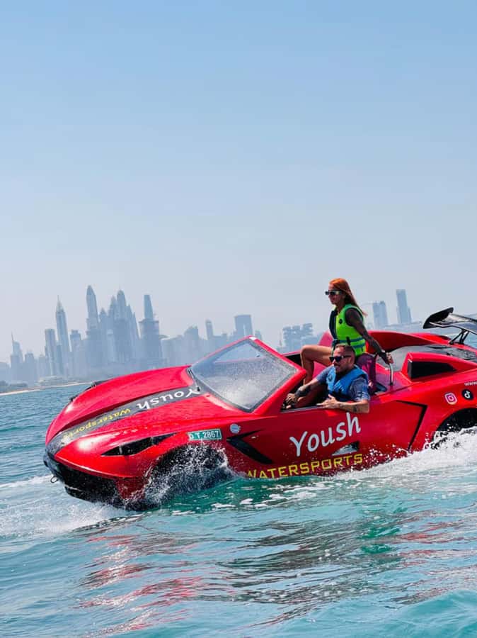 Dubai: 30-Minute Jet Car Tour of Burj Al Arab with Ice Cream - From the marina to the Burj Al Arab