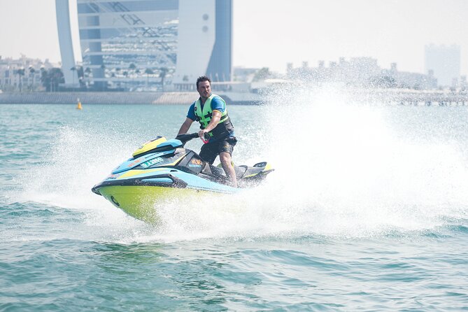 Dubai: 30min Jet Ski: Burj Al Arab w Pics, Videos, free Ice Cream - Finishing with ice cream at Lumiere Café