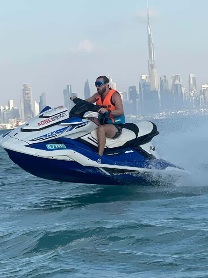 Dubai: 45-Minute Jet Ski Ride - The Ain Dubai stop and other coastal sights