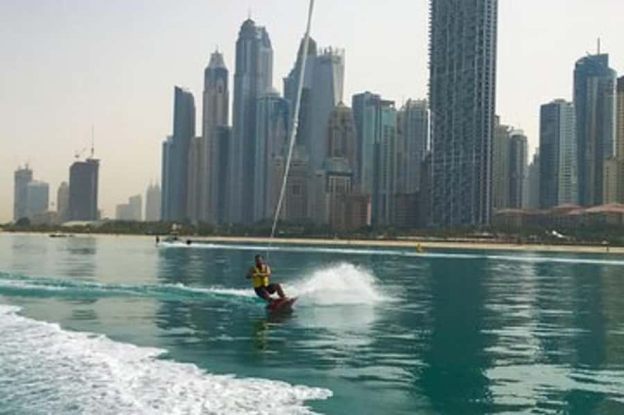 Dubai: 45Min Wakeboarding Experience - Wakeboarding beside Dubai’s sail-shaped landmark
