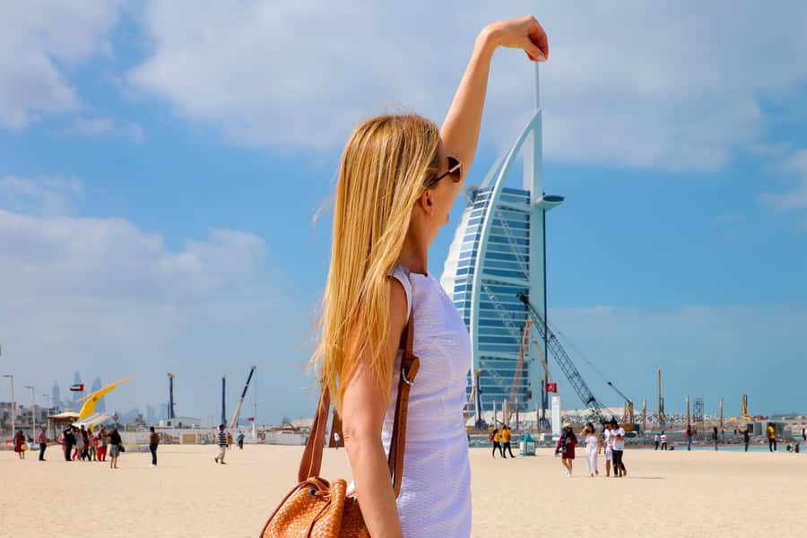 Dubai: 6-Hour Sunset Tour with Burj Khalifa Tickets - Souk Madinat Jumeirah and the Burj Al Arab view