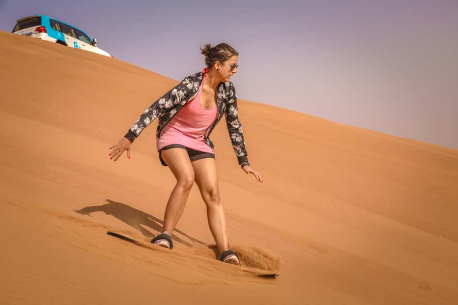 Dubai: Adventure Quad Bike Safari, Camel Ride & Refreshment - Getting ready for the quad-bike ride