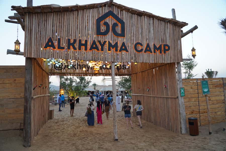 Dubai: Al Khayma Camp Experience with BBQ Dinner - Bedouin music, Yola dancing, and the fire show