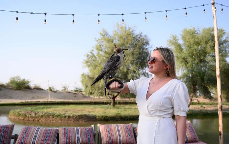 Dubai: Al Marmoom and Al Qudra Lakes Guided Tour with Dinner - From Dubai pickup to the Al Marmoom Oasis