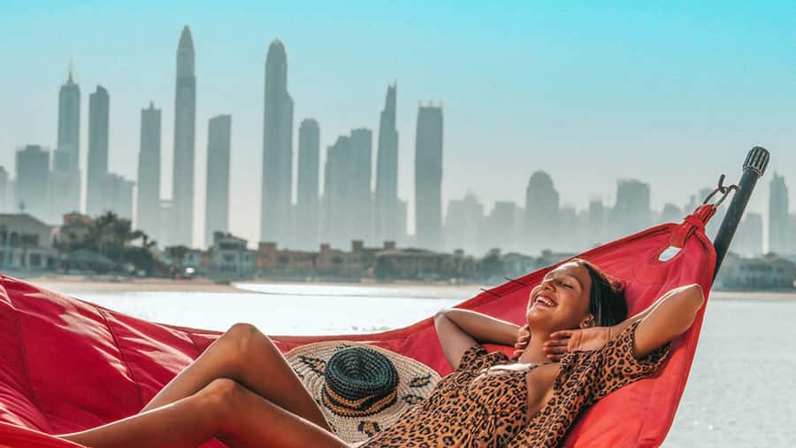 Dubai: Beach Day on the Palm with Skyline Views - A Palm Jumeirah beach day without the sightseeing rush