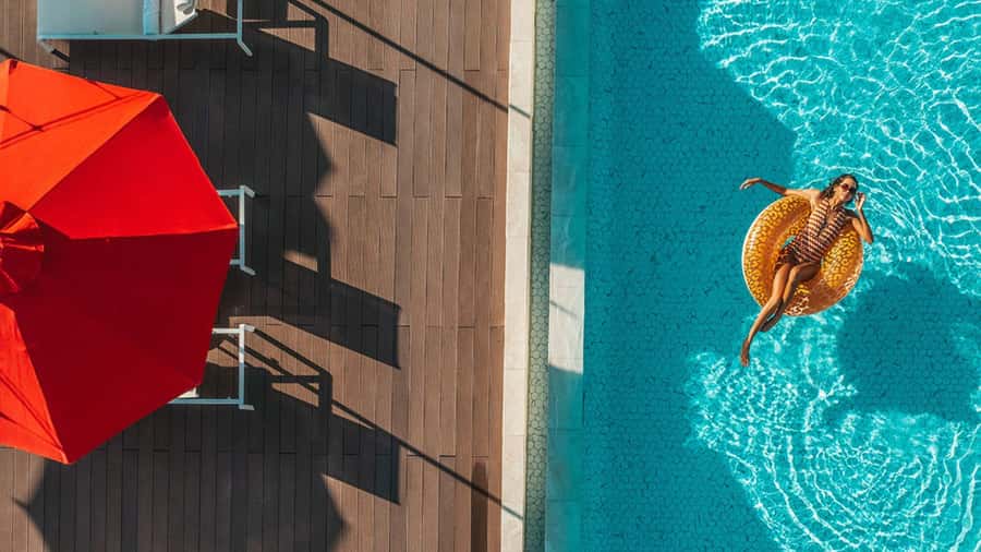 Dubai: Beach Day on the Palm with Skyline Views - Pool time, beach time, and the warm Gulf water