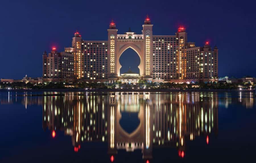 Dubai: Big Bus Panoramic Night Tour & Optional Dinner Cruise - Dubai Harbour, Palm Jumeirah, and Atlantis