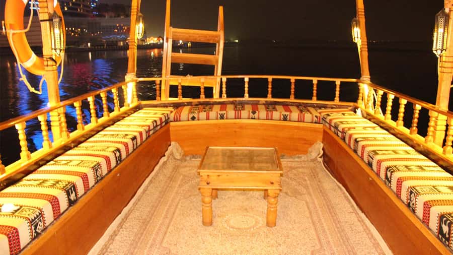 Dubai: Burj Khalifa Sunset on an Abra - Practical comfort and access