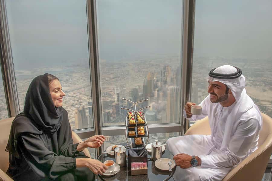 Dubai: Burj Khalifa VIP Experience Level 152 Lounge Access - The outdoor terrace at 575 meters