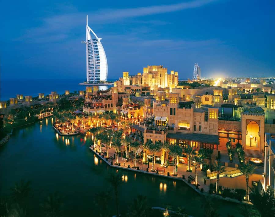 Dubai by Night City Tour with Fountain Show - Starting at Souk Madinat Jumeirah