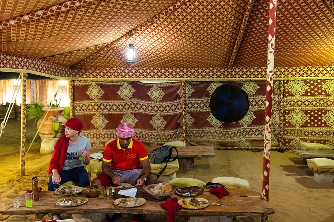 Dubai Camel Desert Safari, Traditional Meal & Heritage Activities - Riding Across the Reserve at Sunset