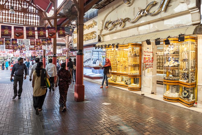Dubai City Tour: Frame Tickets, Creek, Souks, Blue Mosque & Abra - Crossing Dubai Creek by abra
