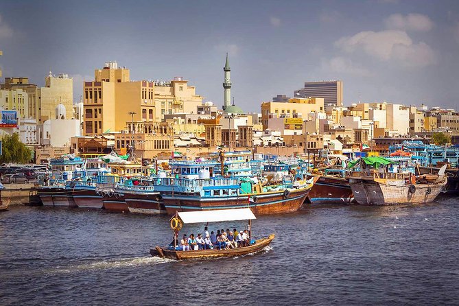 Dubai City Tour: Frame Tickets, Creek, Souks, Blue Mosque & Abra - Burj Al Arab: a quick Jumeirah photo stop