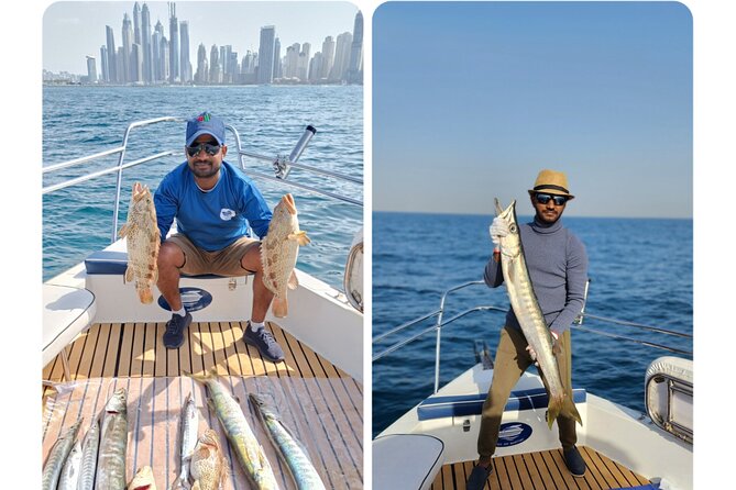 Dubai Deep Sea Fishing 4 hours + BBQ of Catch - Leaving Dubai Harbor for the fishing grounds
