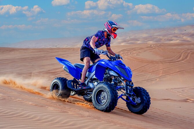 Dubai Desert Adventure Half-Day Tour - Quad biking for a faster finish
