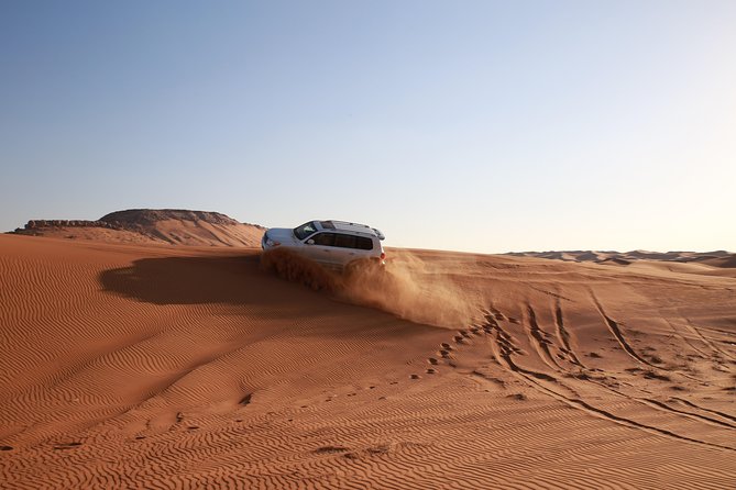 Dubai Desert Discovery: Red Dunes Safari, Sandboard & Camel Ride - Optional quad biking adds speed and independence