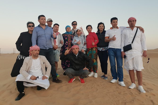 Dubai Desert Safari Adventure, 60mins ATV, Camel Ride, Shows, BBQ - The desert camp after dark