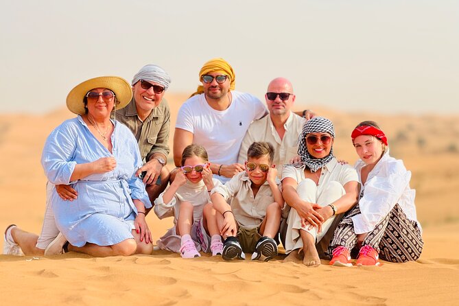 Dubai Desert Safari, BBQ, Live Shows, Camel, Sandboard (7-Hours) - From Dubai hotels to Lahbab’s red dunes
