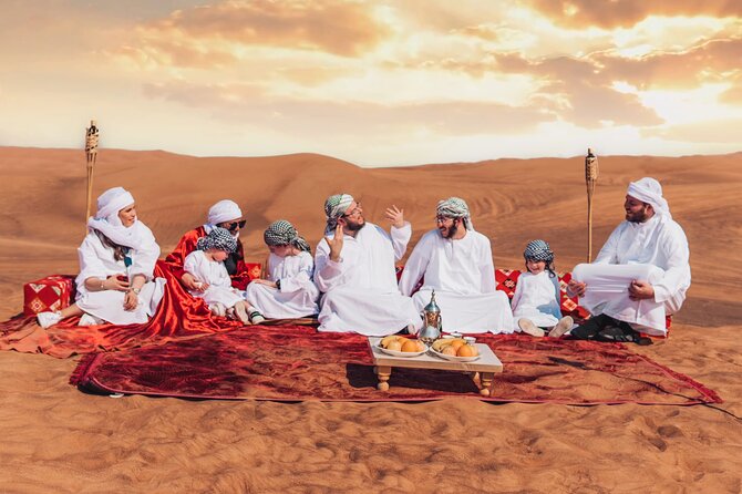Dubai Desert Safari, BBQ, Live Shows, Camel, Sandboard (7-Hours) - BBQ dinner and three live performances