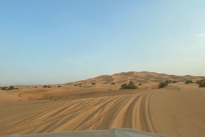 Dubai Desert Safari, Camel, Live BBQ & Shows (Private 4x4 Car) - Tanoura, belly dance, and fire show