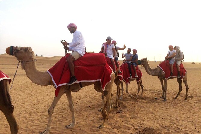 Dubai: Desert Safari, Camel Ride, Show & Optional Dinner - The 40-minute Land Cruiser ride