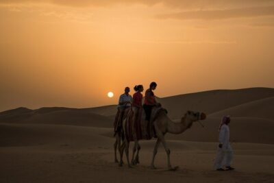 Dubai Desert Safari, Dune Bashing, Camel Ride, Sandboarding & BBQ