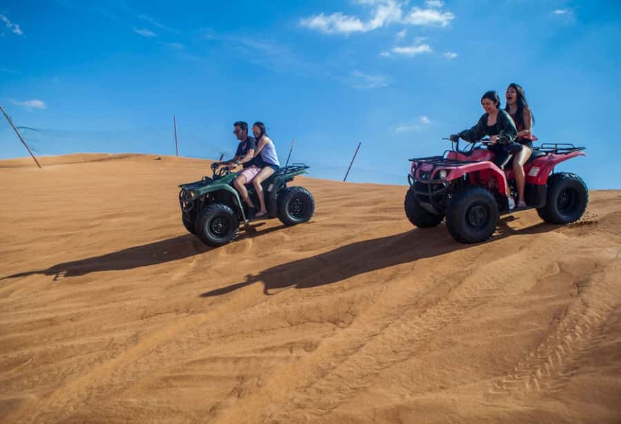Dubai: Desert Safari, Quad Bike, Camel Ride and Sandboarding - The Main Event: 4x4 Dune Bashing