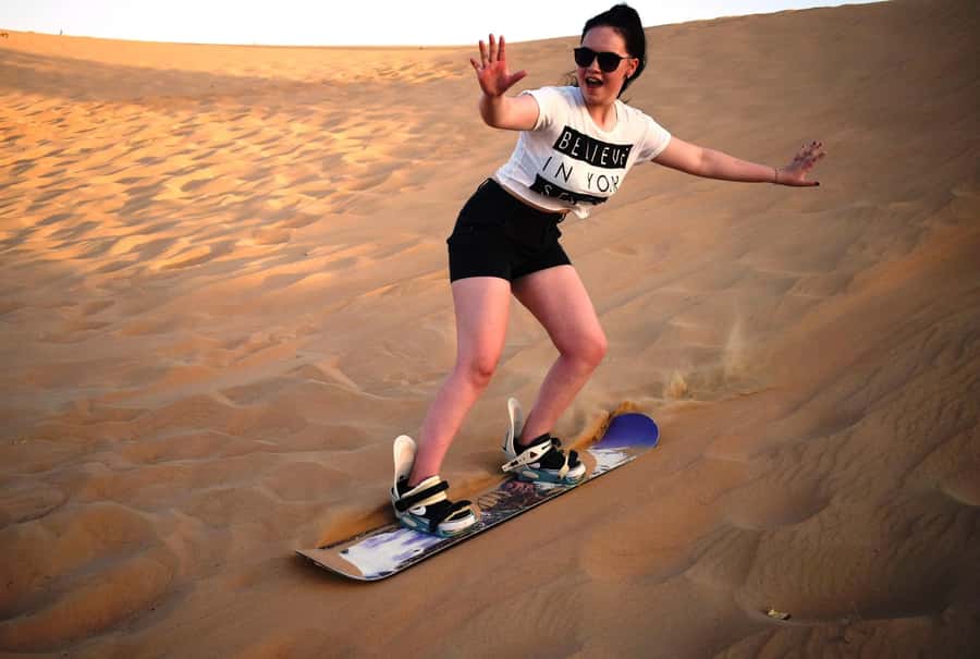 Dubai Desert Safari, Quad Biking, Camel Ride, & Sandboarding - Arrival at the Arabian camp