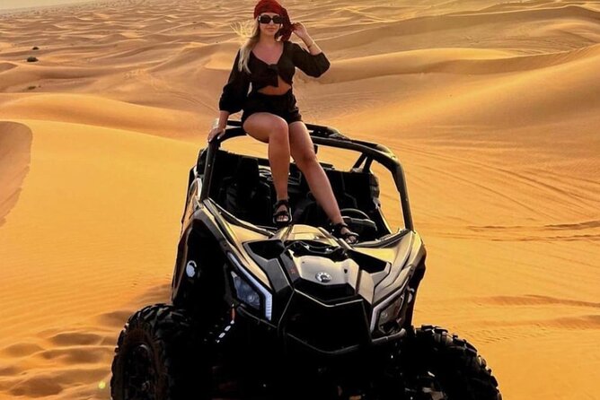 Dubai Desert Safari with Adventure Quad Bike and Buggy Ride - Sandboarding turns the dunes into a short, simple sport