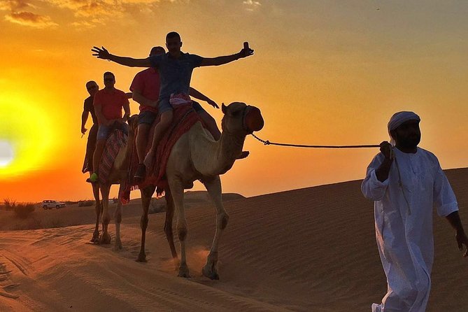 Dubai Desert Safari with BBQ And 4W Land Cruiser Dune Bashing Experience - Arabic Coffee, Dates, and the Camp Program