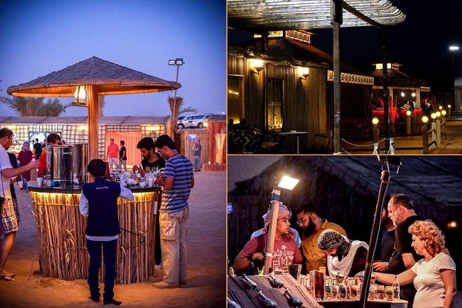 Dubai Desert Safari with BBQ And 4W Land Cruiser Dune Bashing Experience - Camel Riding, Sandboarding, and Henna