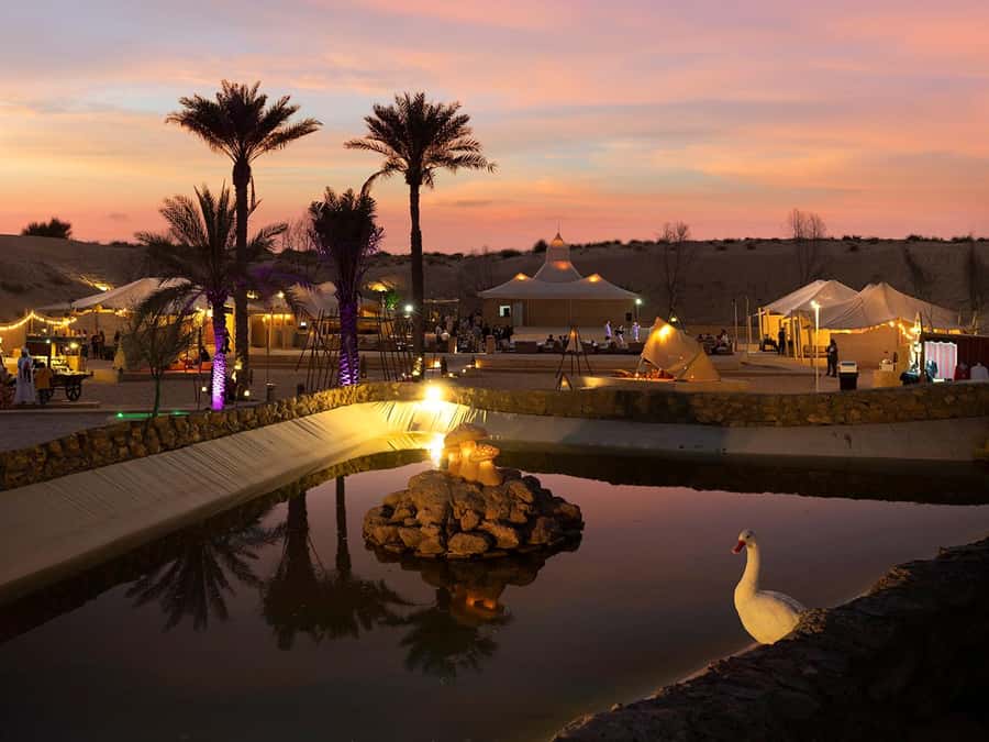 Dubai: Desert Safari with BBQ Dinner & Quad Biking Option - The drive from Dubai to Caravanserai Desert Camp