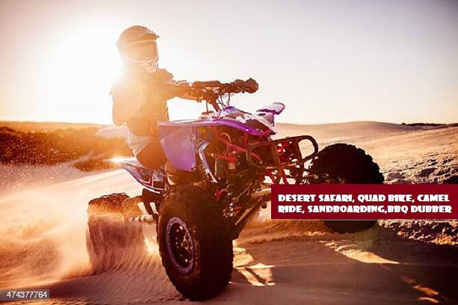 Dubai Desert Safari With BBQ, Quad Bike And Camel Ride - The guide can shape the whole afternoon
