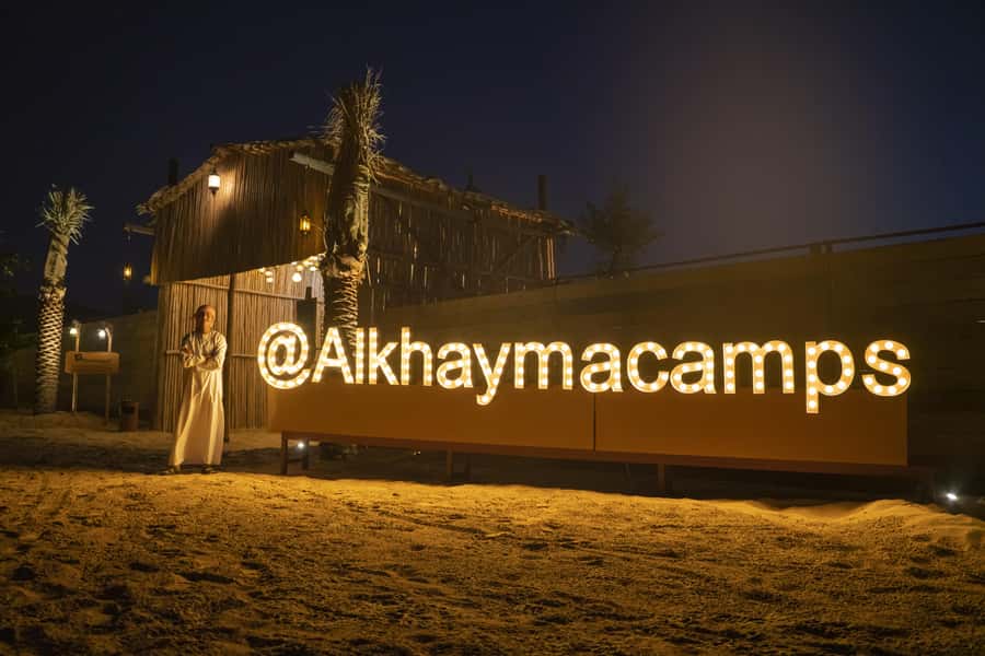 Dubai: Desert Safari with Camp, Dinner, & Optional Overnight - Dinner at the camp, with Arabian and Moroccan flavors
