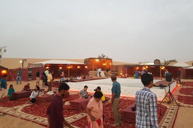 Dubai Desert Safari with Quad Bike, sandboarding, live show & BBQ - Sandboarding with no complicated setup