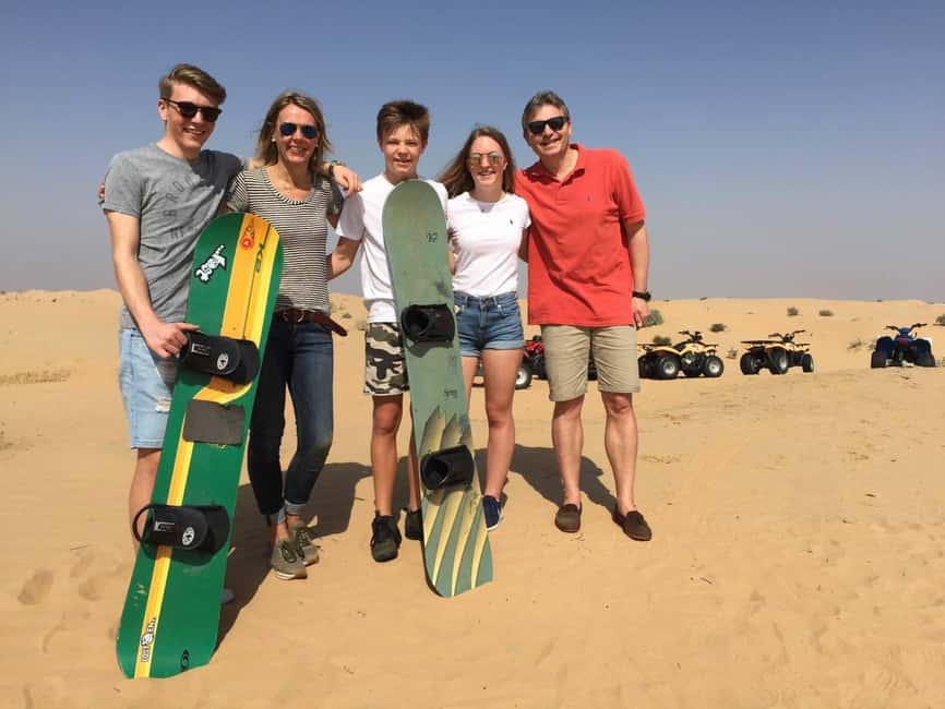 Dubai: Dune Quad Drive, Camels And Sand Boarding - What the guides add to the day